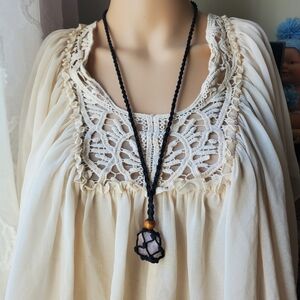 🛍️BUNDLE ONLY ITEM🛍️ Caged Rose Quartz Necklace